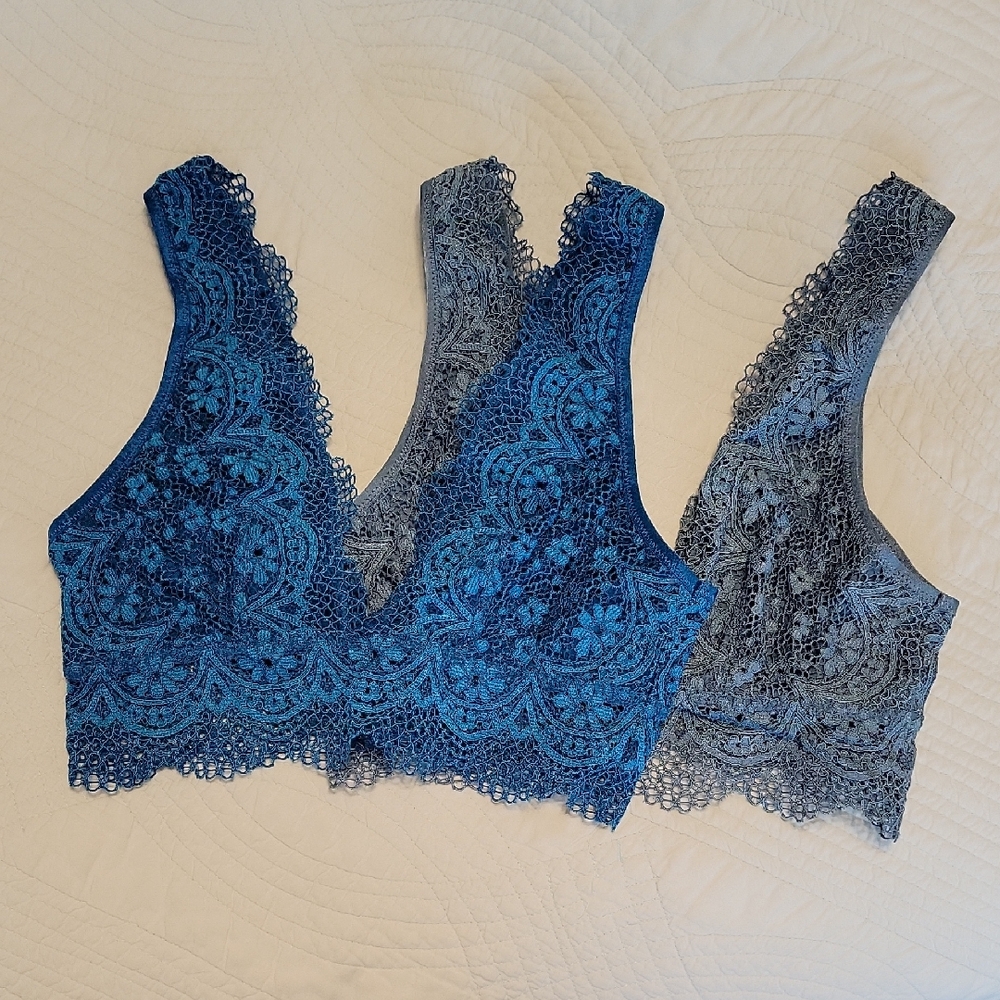Victoria's Secret Blue Lace Bralette
